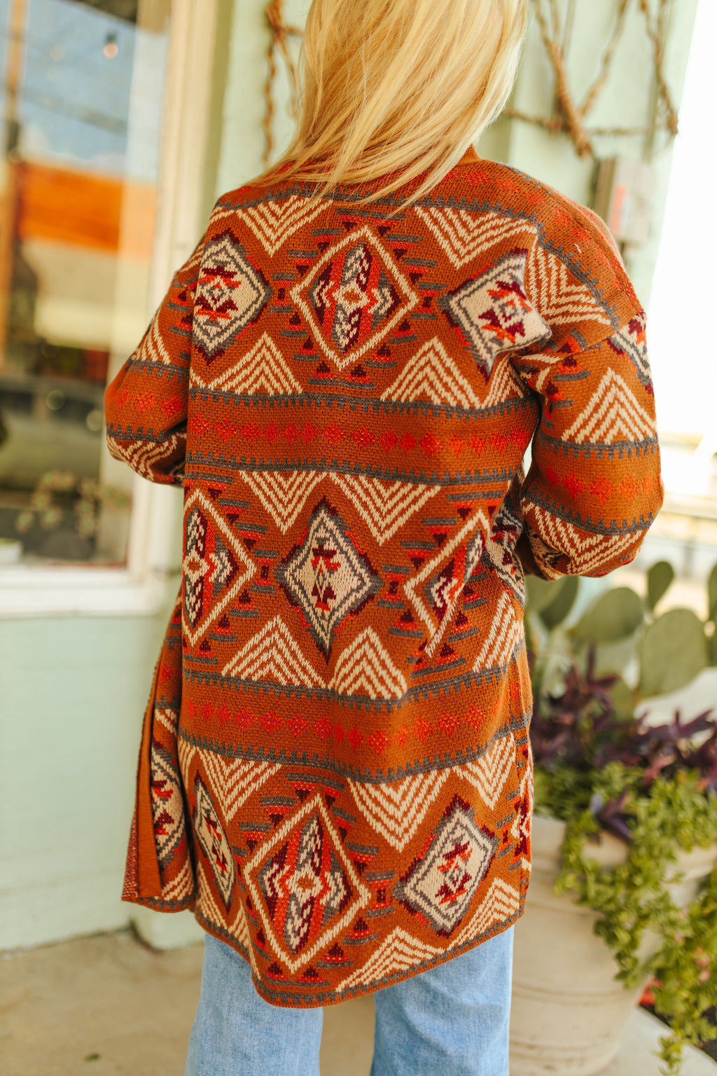 Aztec Print Cardigan – Embellish Boutique TX