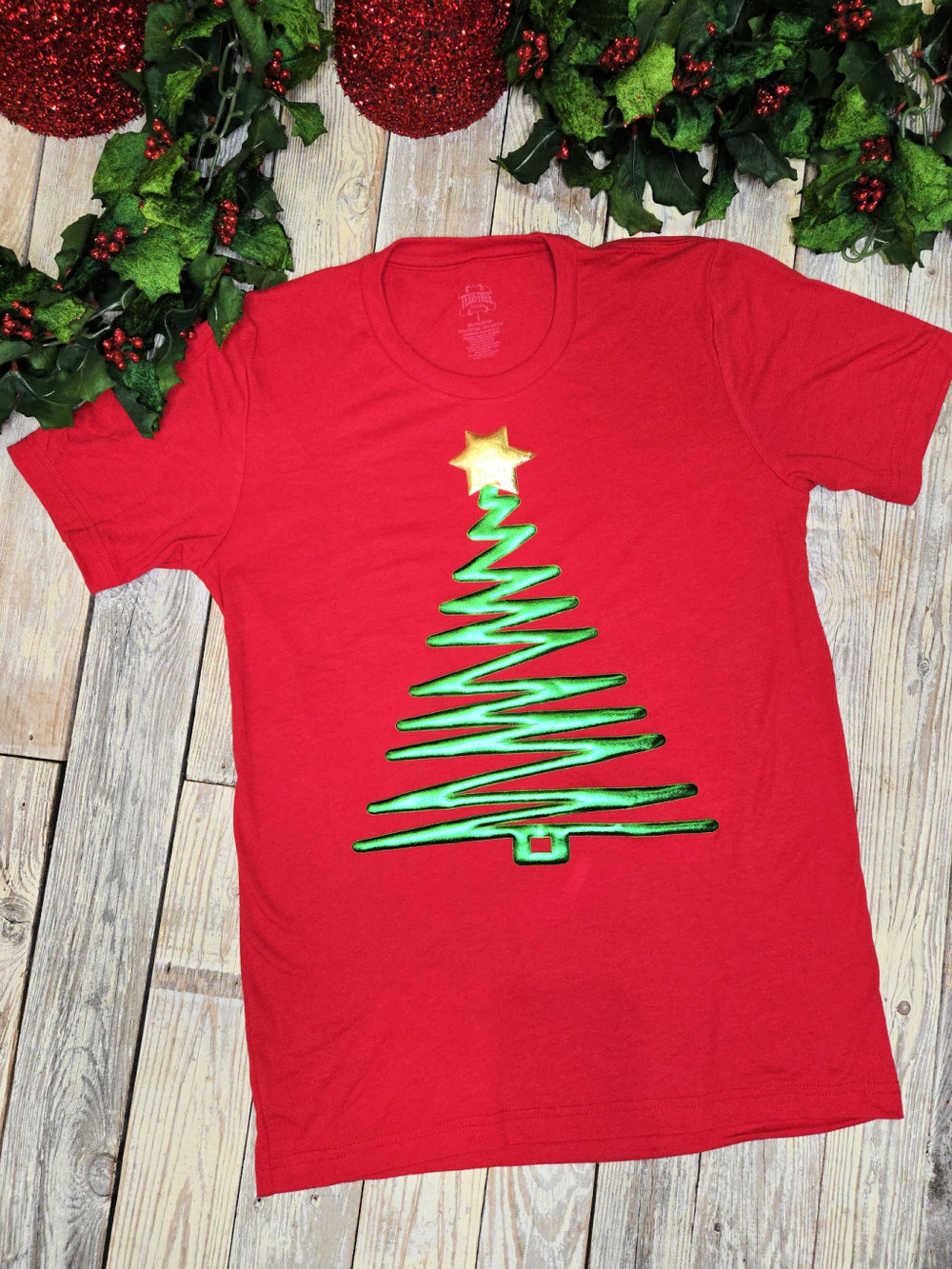 Puff Christmas Tree Tee 2XL