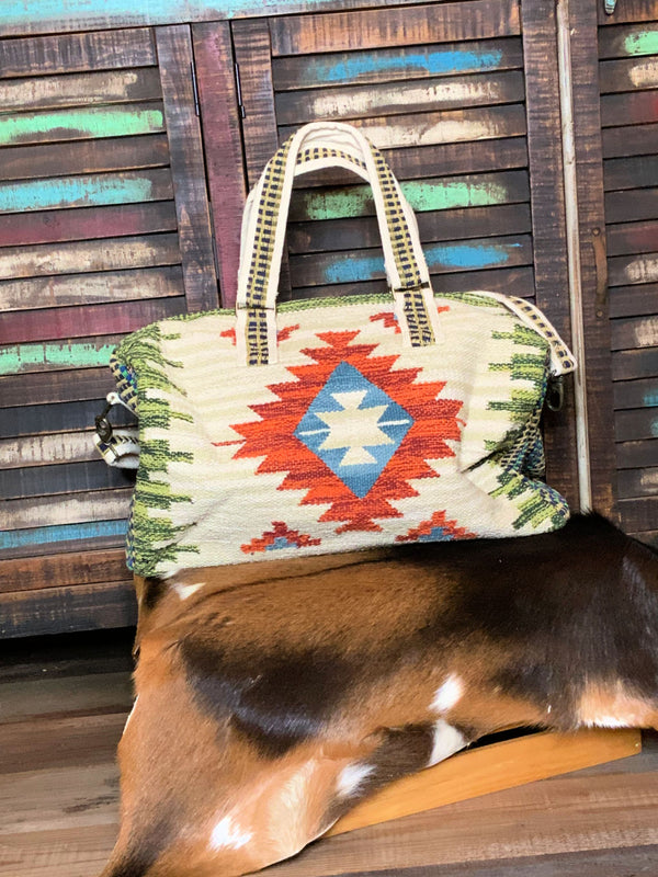 Multicolored Aztec Duffle Bag