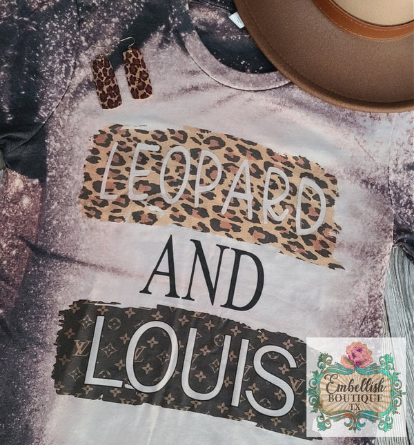 Leopard and Louie Bleached Tee