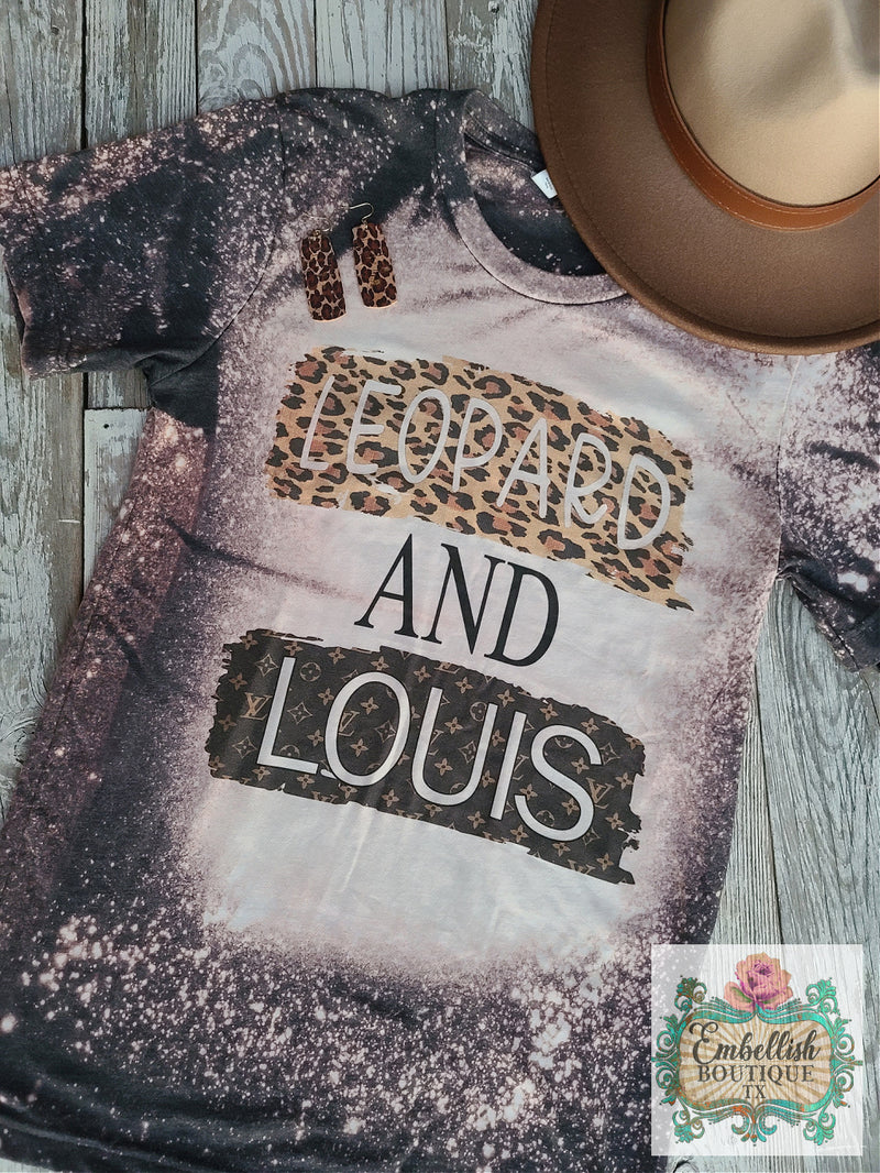 Leopard and Louie Bleached Tee