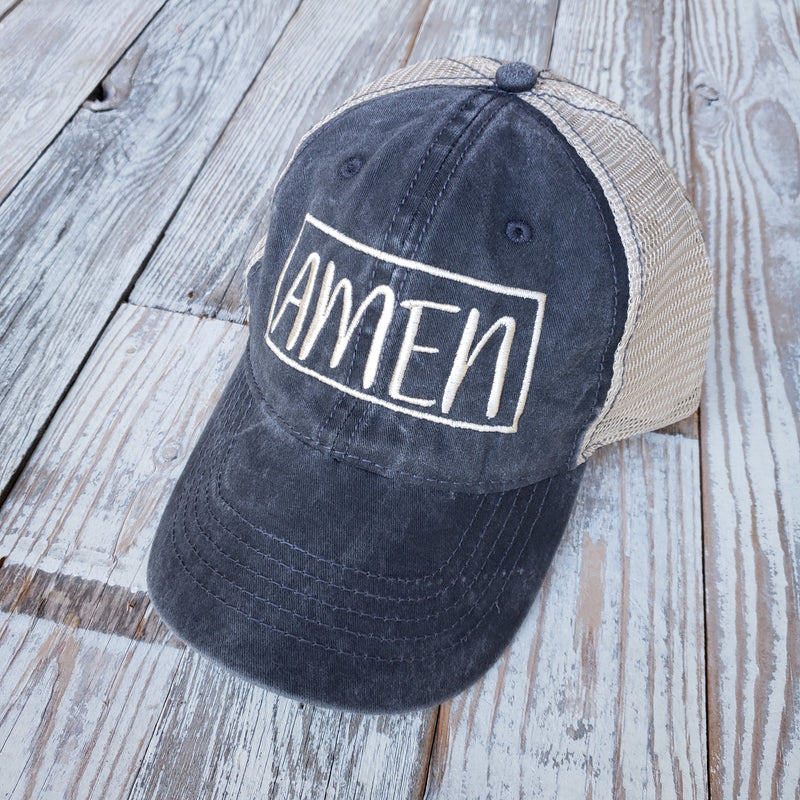 AMEN Embroidered Trucker Hat