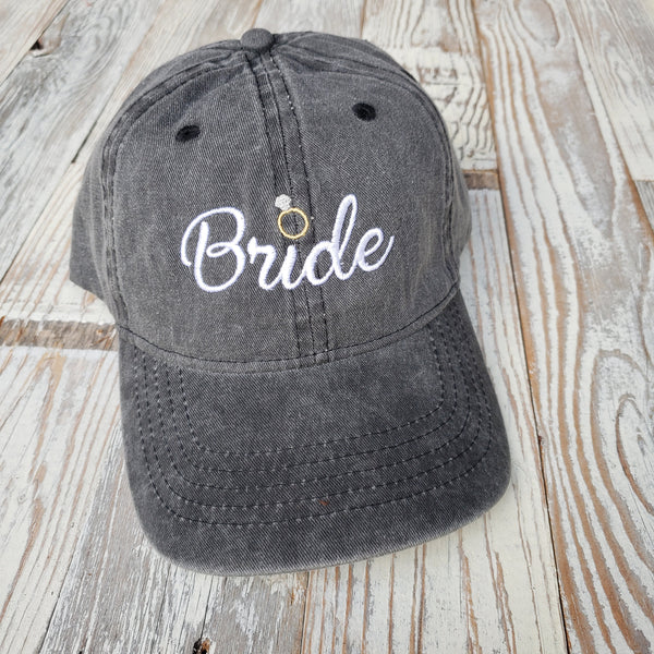Bride with Ring baseball cap
