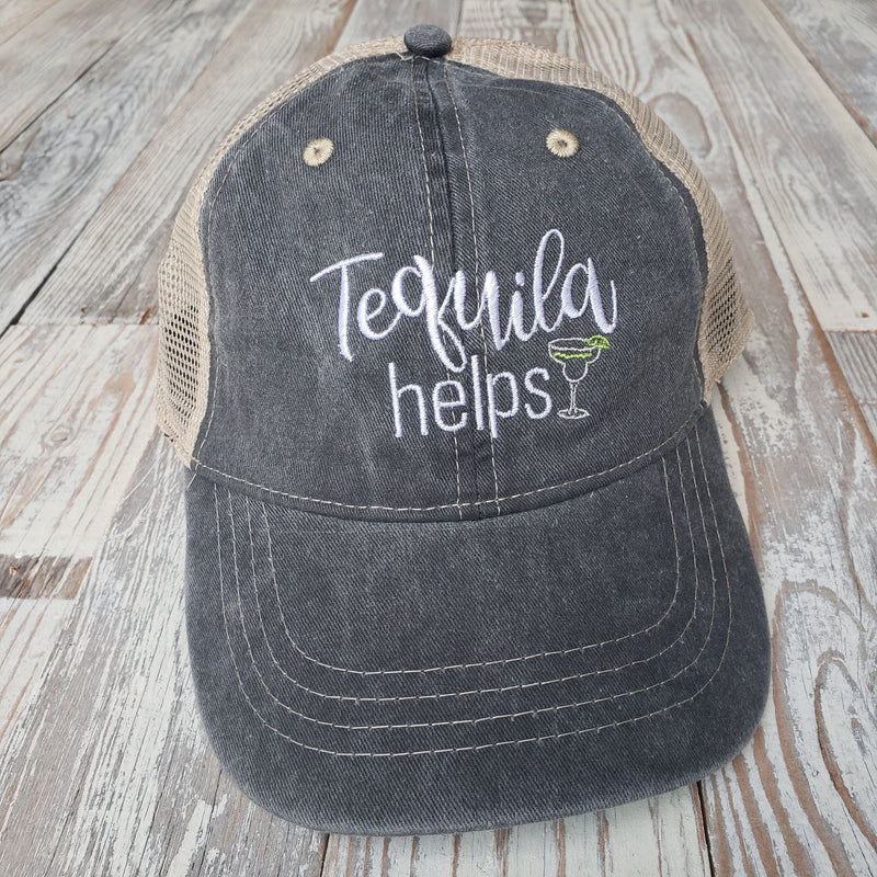 Tequila Helps Trucker Hat