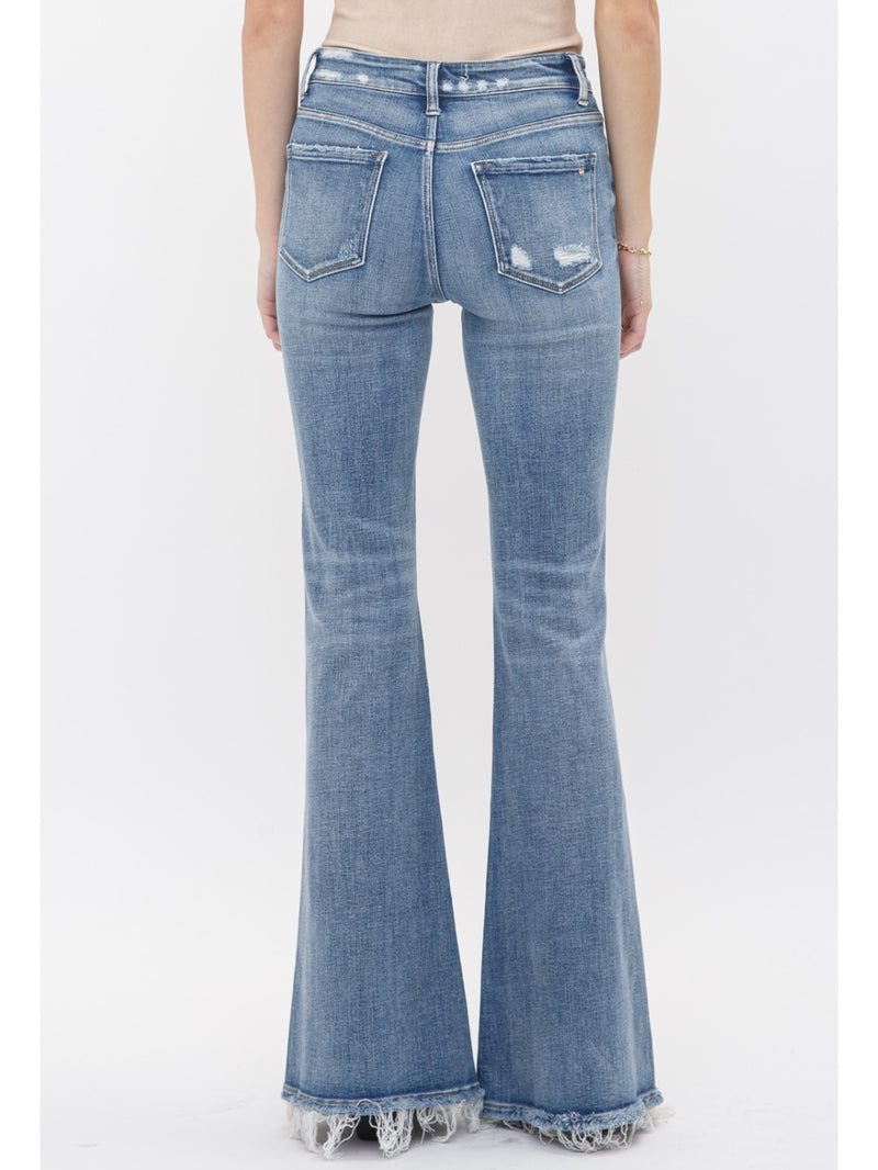 Mica Mid Rise Super Flare Jeans